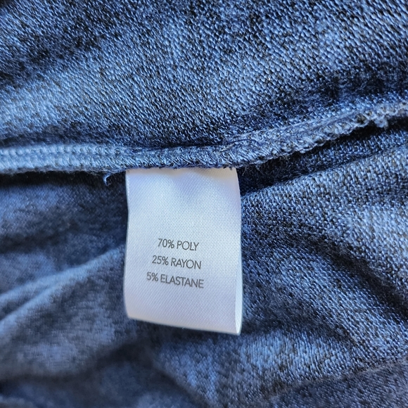 WORKHALL I S Heathered Blue Long Duster - Picture 6 of 9